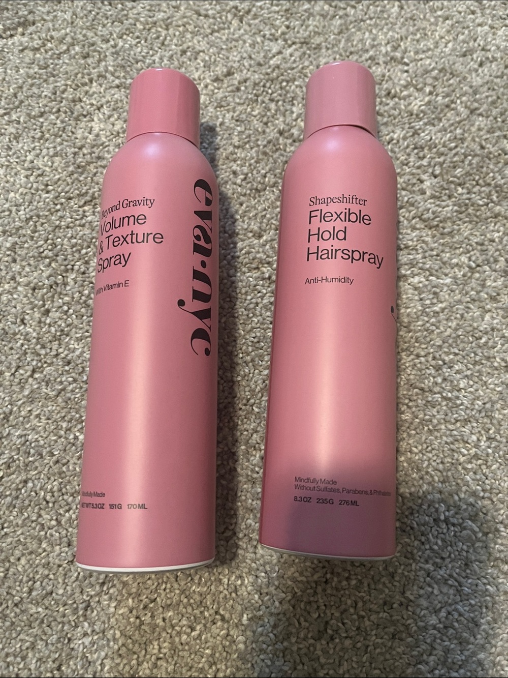 Brand new Eva NYC Hairspray Set Volume Texture Flexible Hold - 5.3 & 8.3 oz